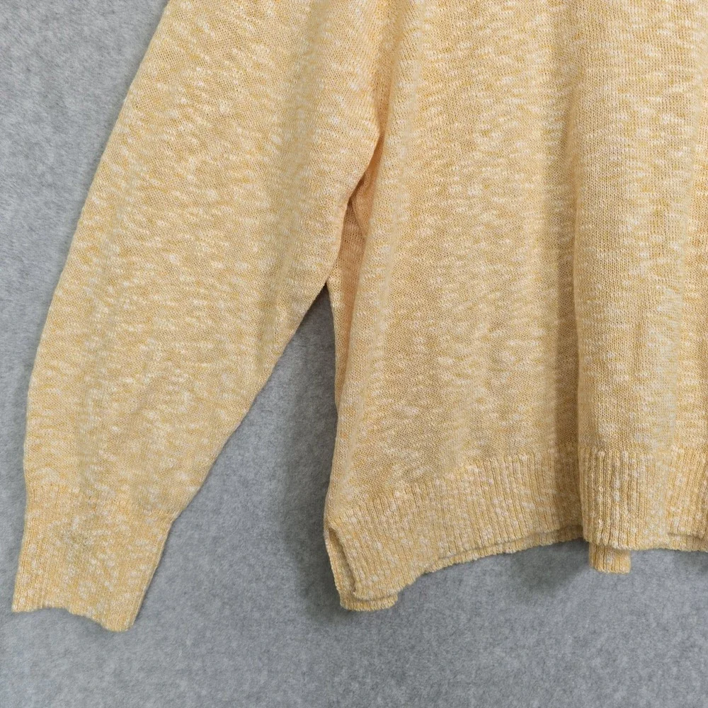 J Crew Womens Size 2X Crewneck Beach Sweater Coastal Knit Preppy Casual Flowy